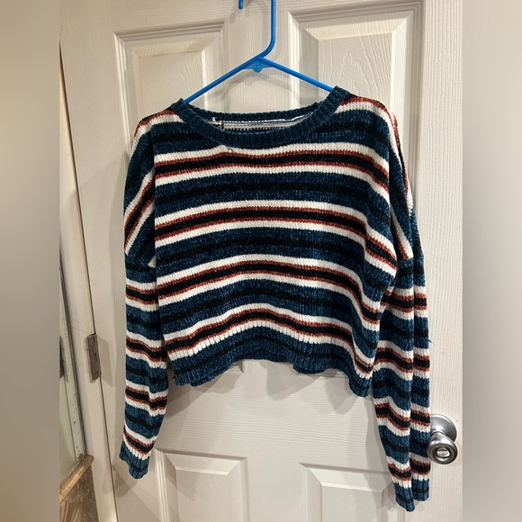 Volcom Sweaters - Cropped Striped Sweater